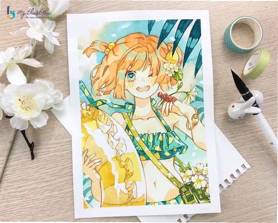 Ảnh anime đẹp cute đơn giản dễ vẽ 5