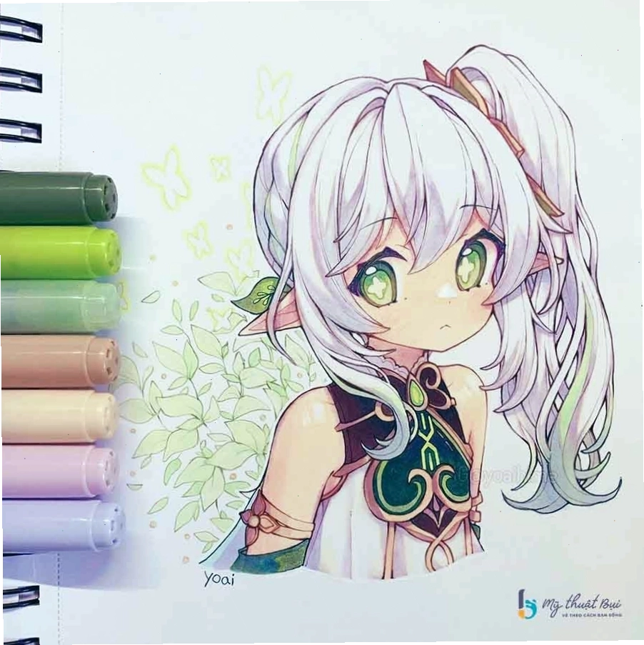 Ảnh anime đẹp cute đơn giản dễ vẽ
