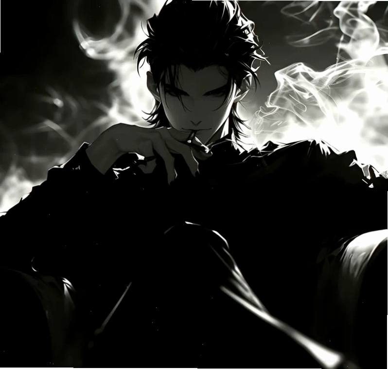 Ảnh anime trai ngầu với biểu cảm đa dạng