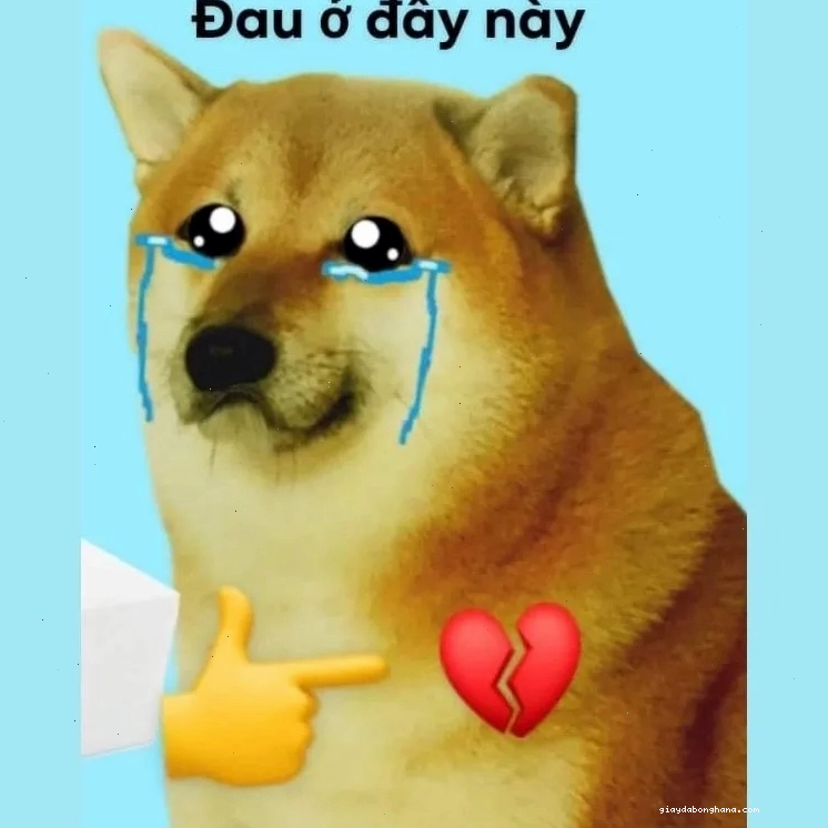 Ảnh chế "đau ở đây này" theo phong cách bựa