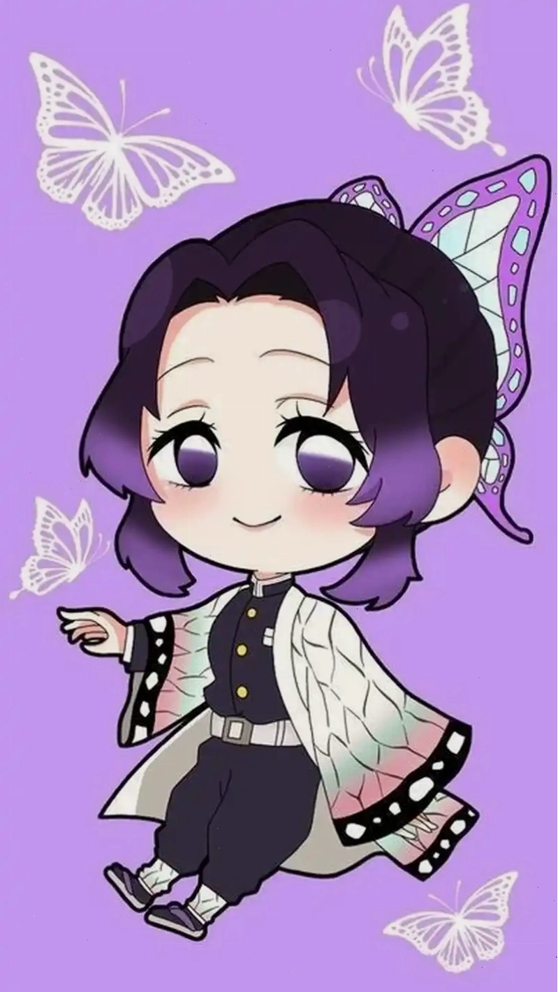 Ảnh Chibi Shinobu sao lại thu hút fan anime với nét vẽ tinh tế
