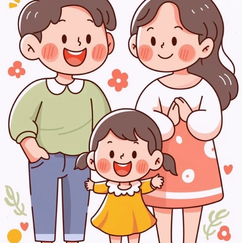 Ảnh gia đình chibi 2