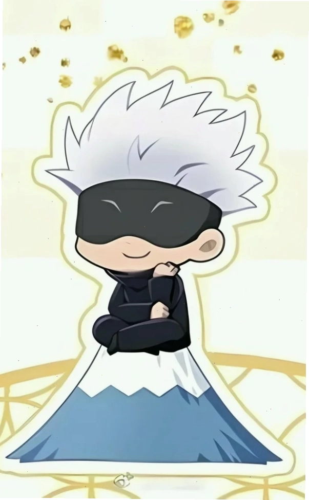 Ảnh Gojo Satoru chibi lấy cảm hứng từ anime