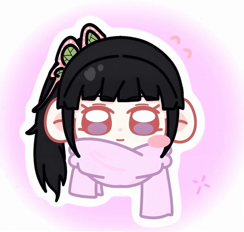 Ảnh Kanao chibi với biểu cảm ngạc nhiên