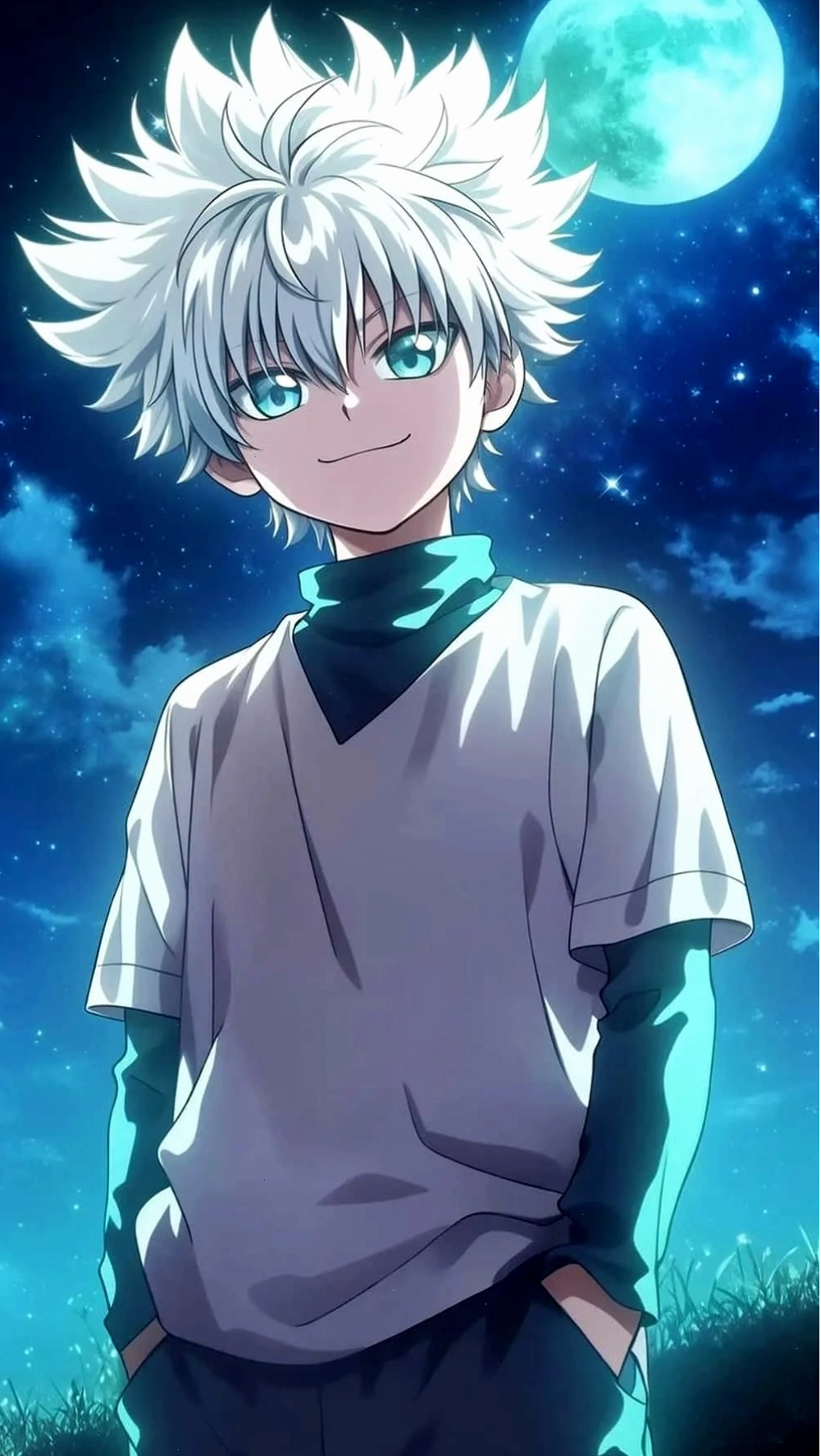 Ảnh Killua phiên bản anime, tái hiện chân thực nhân vật