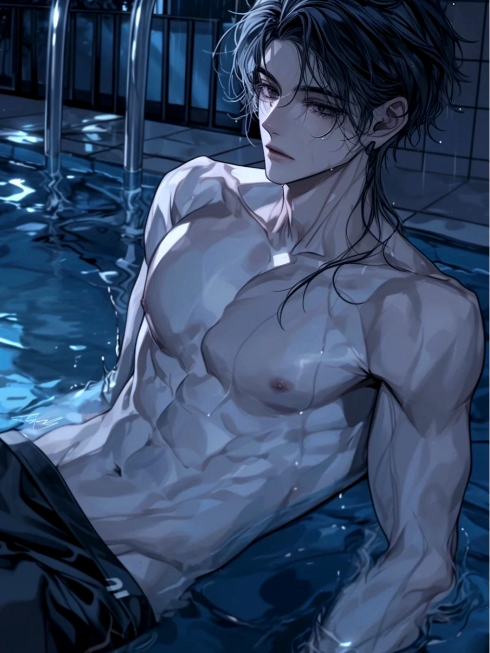 anime nam 6 múi với phong cách thể thao khỏe khoắn