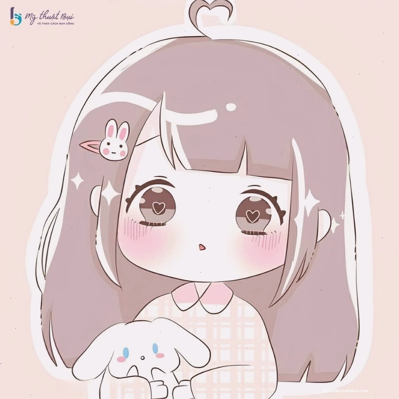 Anime nữ chibi với phong cách dễ thương