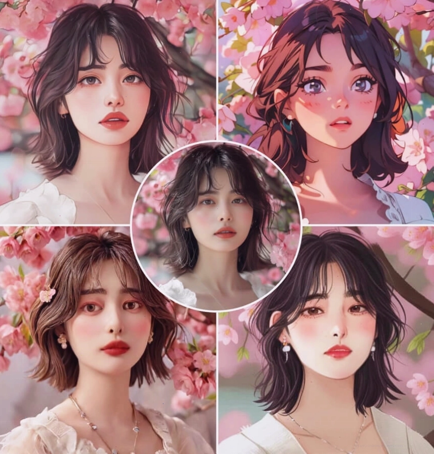 Avatar anime được tạo bởi AI