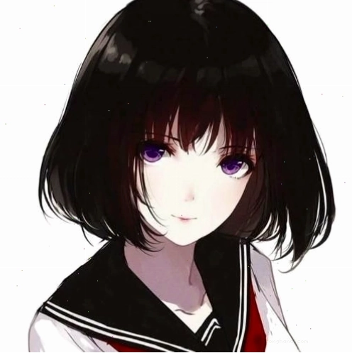 Avatar anime nữ ngầu cute với nụ cười tươi tắn và trang phục cá tính