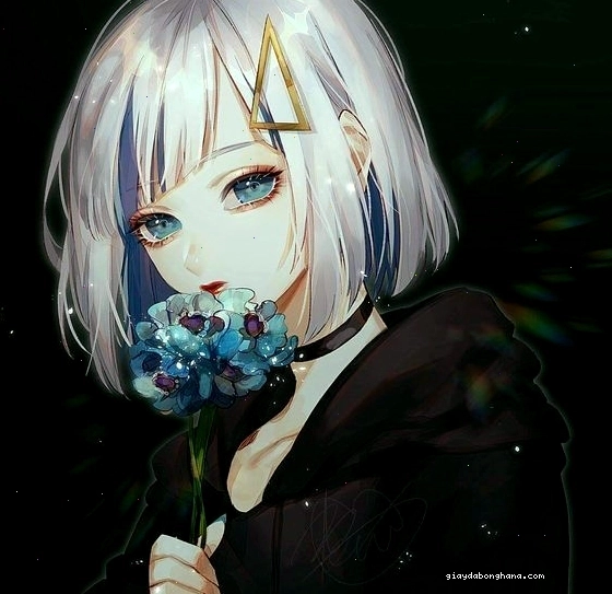 Avatar anime nữ ngầu lòi với phong thái tự tin và bất cần