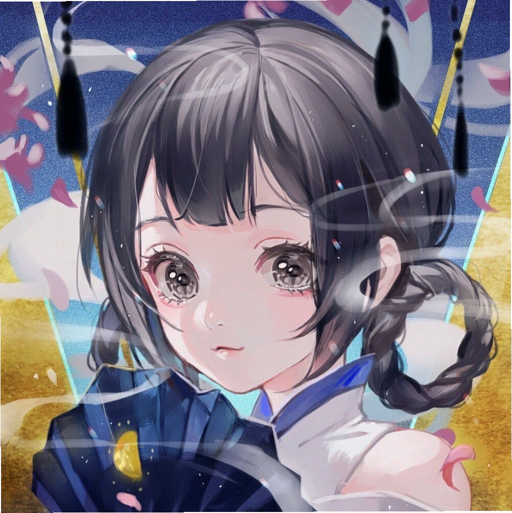 Avatar anime nữ ngầu với tông màu tối và ánh mắt hút hồn