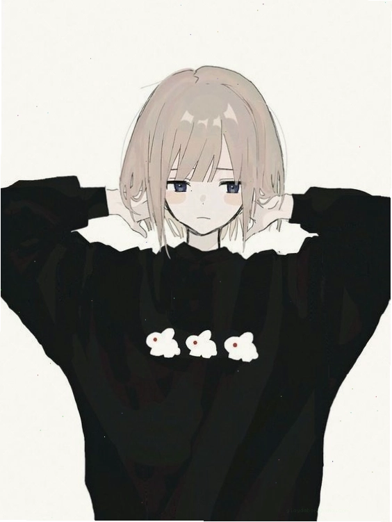 Avatar anime nữ tóc ngắn đẹp, toát lên vẻ năng động