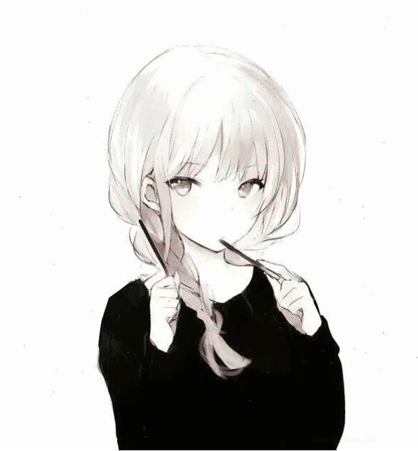 Avatar đôi anime nữ với phong cách dễ thương