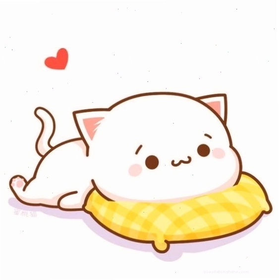 Avatar đôi mèo phong cách anime cực dễ thương và nhí nhảnh