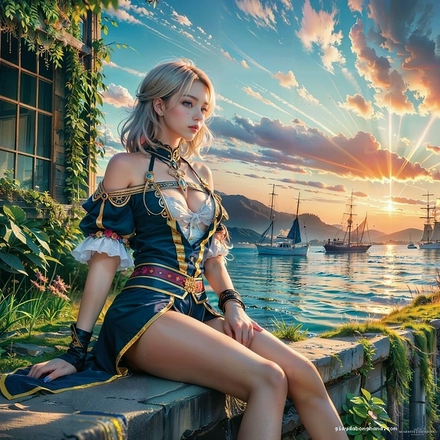 Avatar gái xinh cute với biểu cảm đáng yêu và trang phục dễ thương