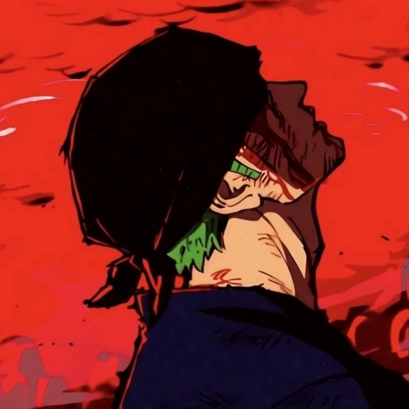 Avatar nam anime với ánh mắt sắc sảo và khí chất ngầu