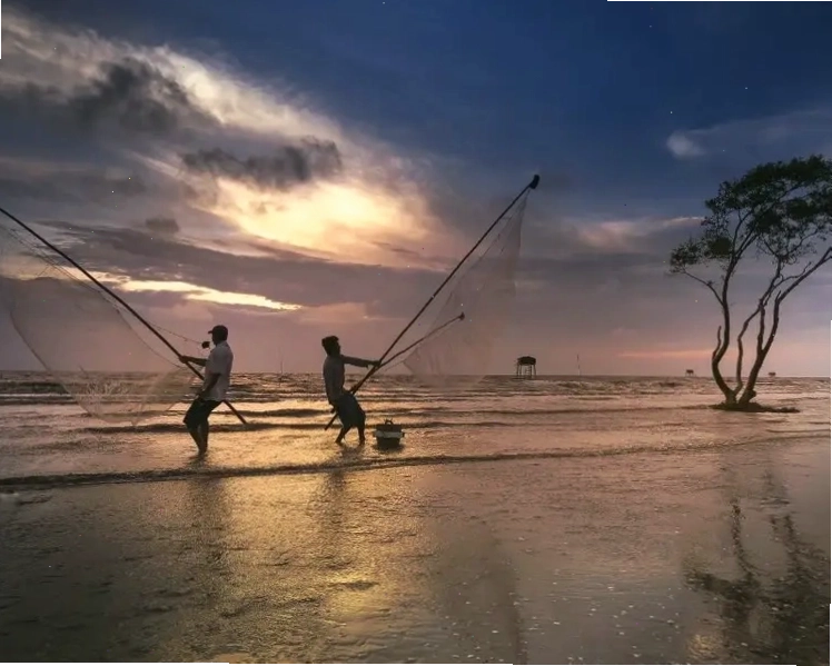 Bãi biển Gò Công, Tiền Giang với vẻ đẹp hoang sơ