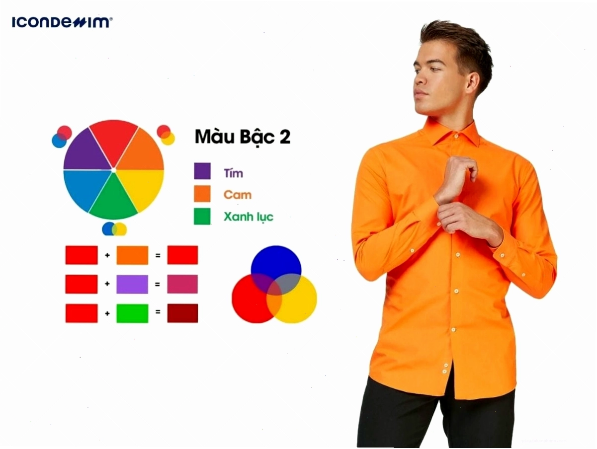 Bảng màu cấp 2 - ví dụ về các màu tương đồng