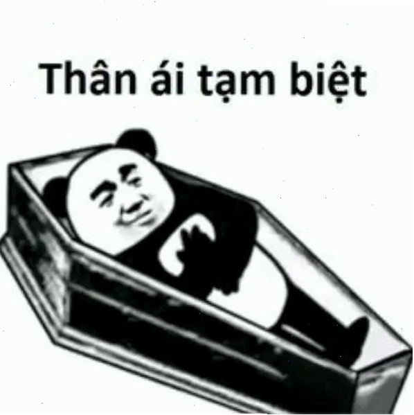 Biểu cảm bye bye hài hước