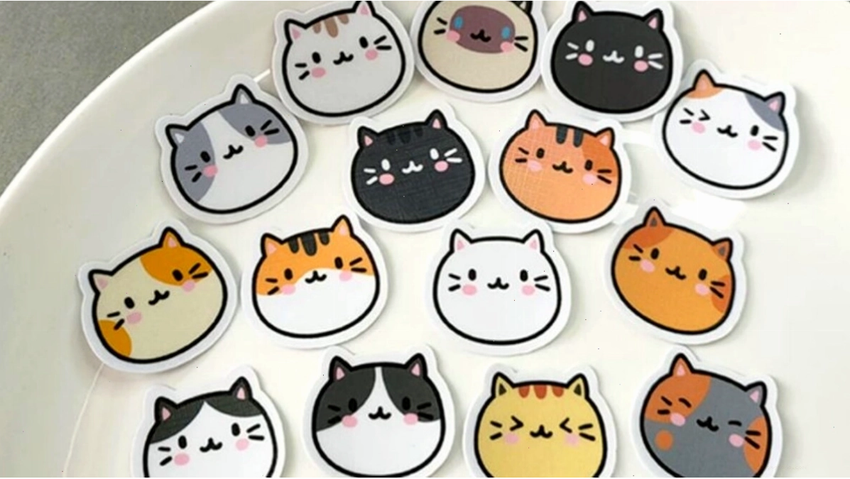 Biểu cảm ngộ nghĩnh của mèo chibi