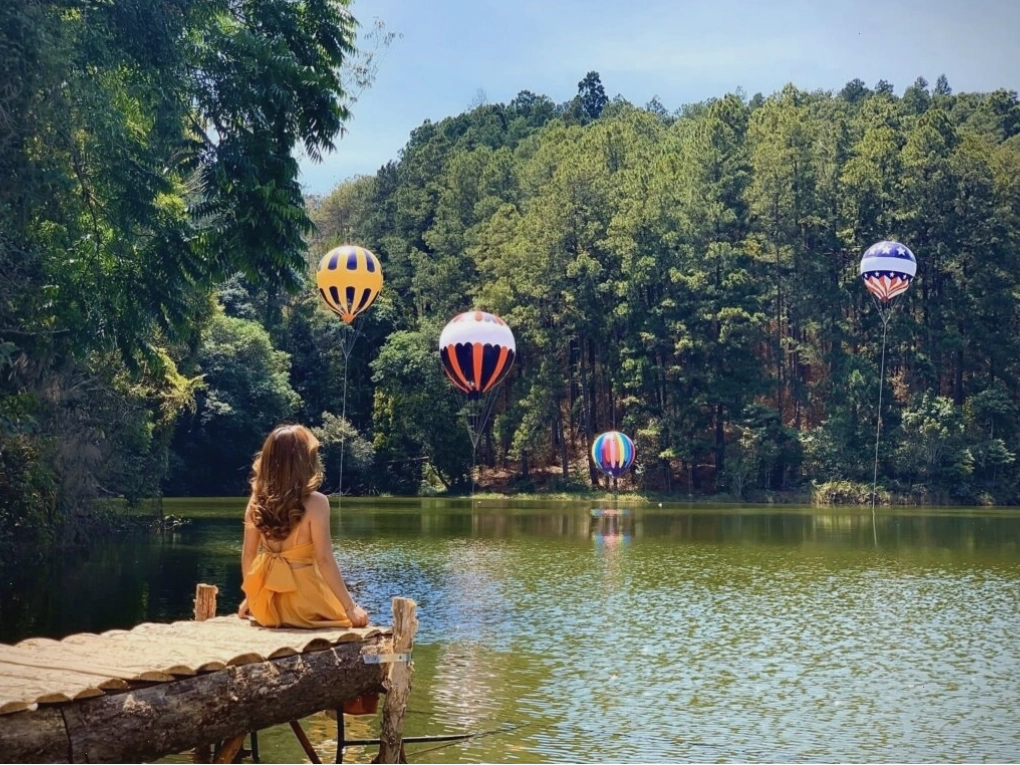 Biểu tượng Nụ Hoa Atiso tại Quảng trường Lâm Viên, Đà Lạt