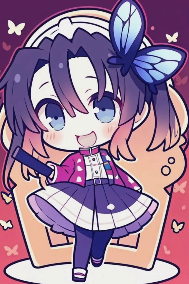 Bộ sưu tập ảnh độc đáo ảnh shinobu chibi với nhiều tư thế khác nhau