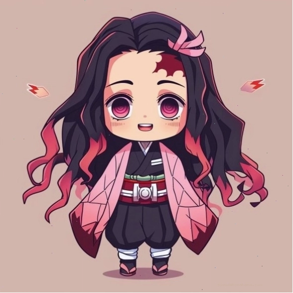 Bộ sưu tập anime nezuko chibi cute siêu dễ thương