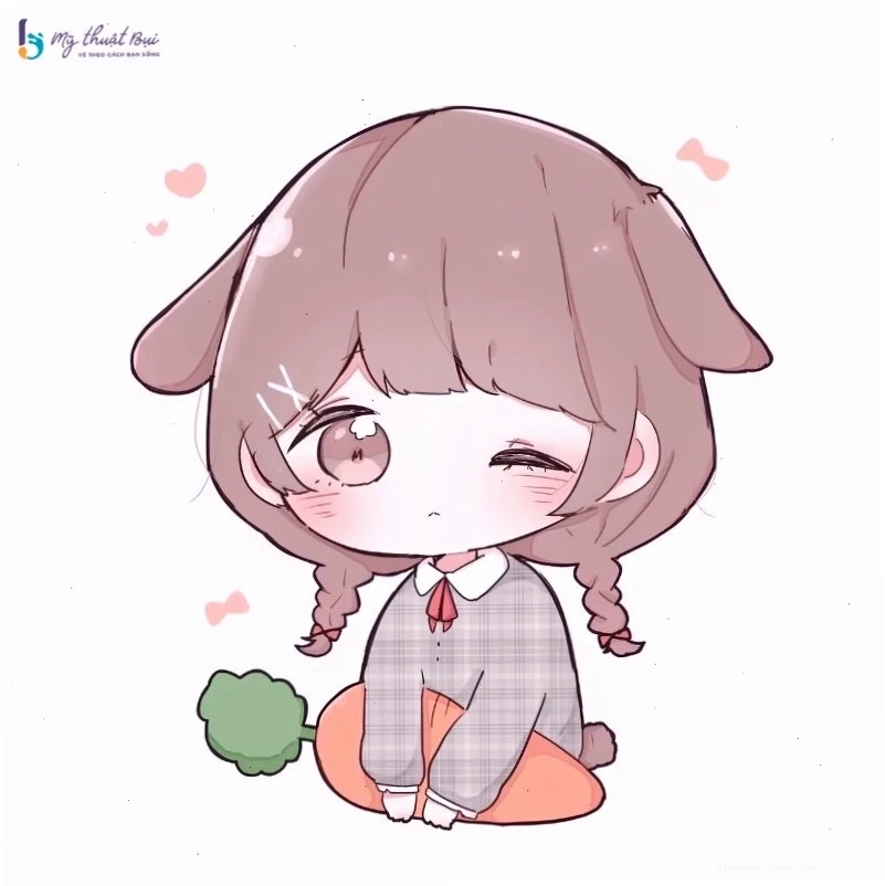 Bộ sưu tập các nhân vật anime chibi nữ với nhiều biểu cảm khác nhau