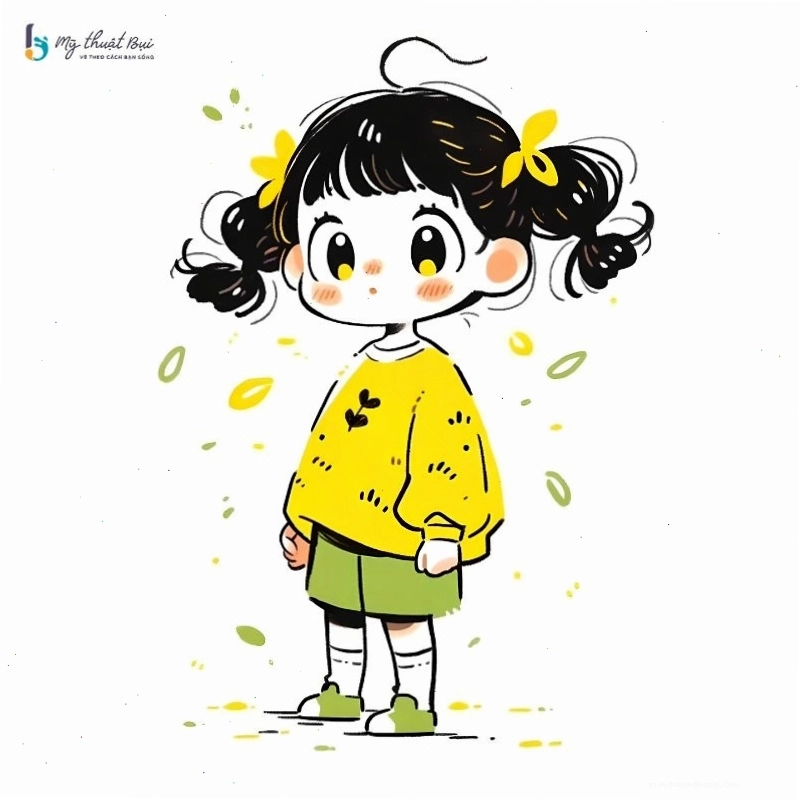 Bộ sưu tập hình ảnh chibi nữ dễ thương với nhiều biểu cảm