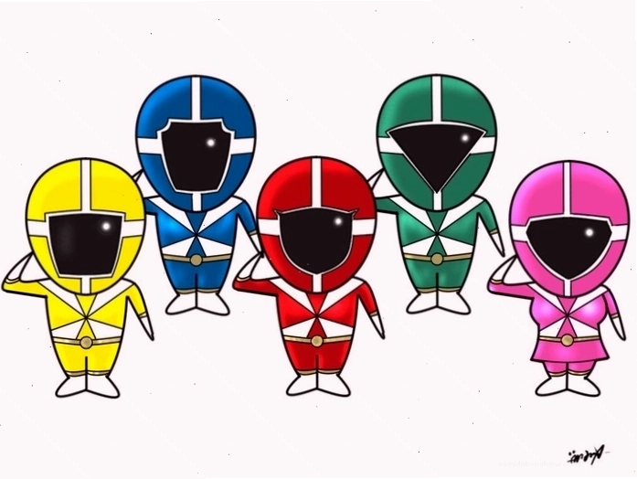 BST ảnh 5 Anh Em Siêu Nhân chibi được nhiều người yêu thích