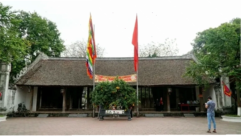 Cảnh quan làng quê Hưng Yên thanh bình