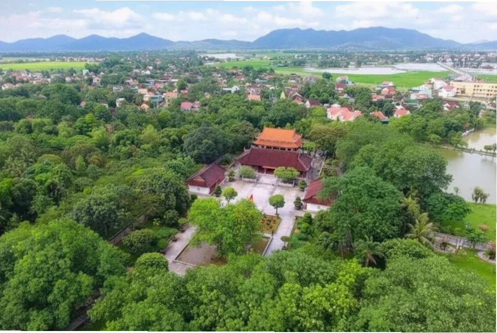 Cảnh quan yên bình tại Làng Sen, xã Kim Liên, quê nội Bác Hồ