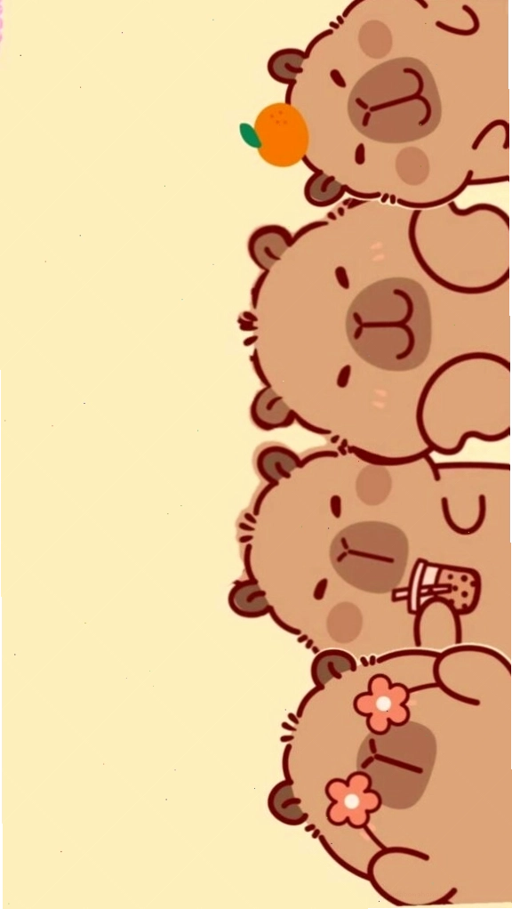 Capybara xếp hàng vô tri, đáng yêu làm avatar meme