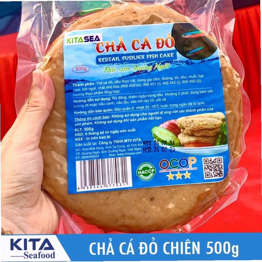 Chả cá Đỏ chiên 500g