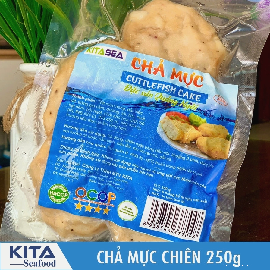 Chả mực chiên 250g Quảng Ngãi