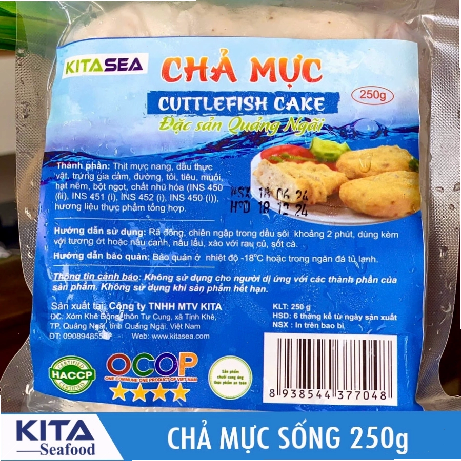 Chả mực sống 250g