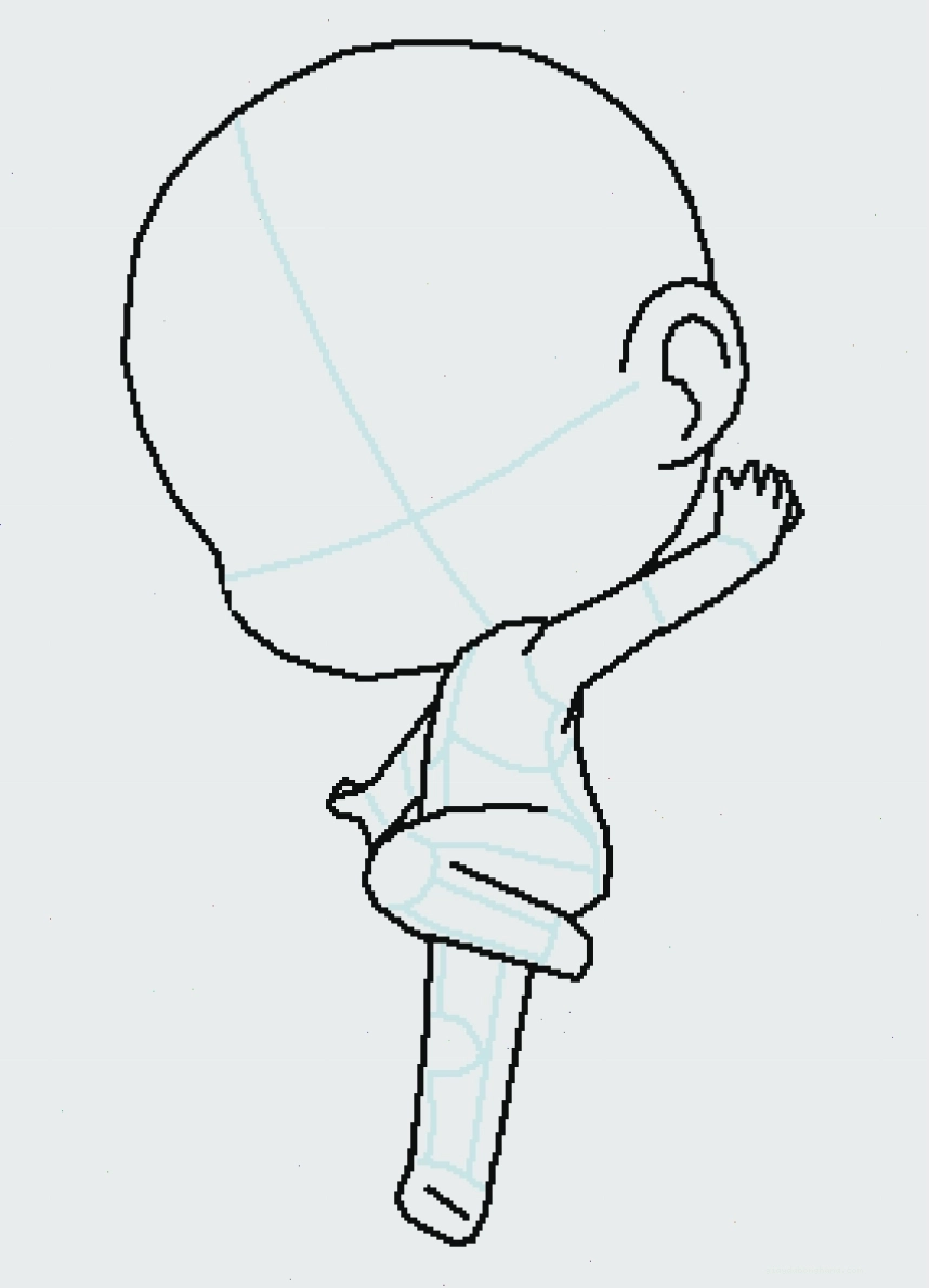 Chibi anime girl base
