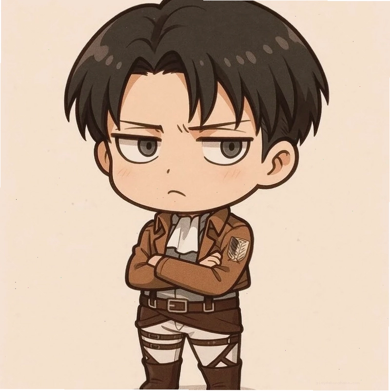 Chibi Levi là gì? Hình ảnh Levi Ackerman phiên bản tí hon đáng yêu