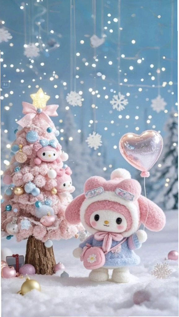 Cinnamoroll hóa thân thành công chúa trong khung cảnh tuyết rơi lãng mạn