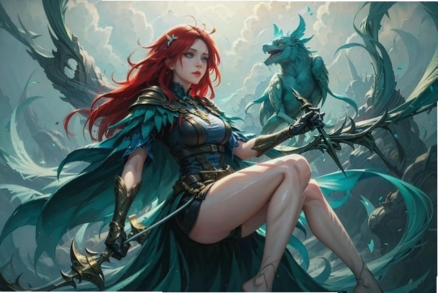 Cô gái anime với ánh mắt buồn và thần thái lạnh lùng