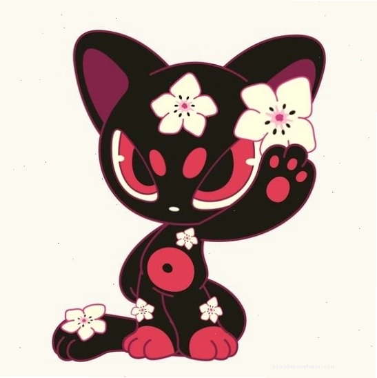 Cô gái chibi hóa trang thành mèo