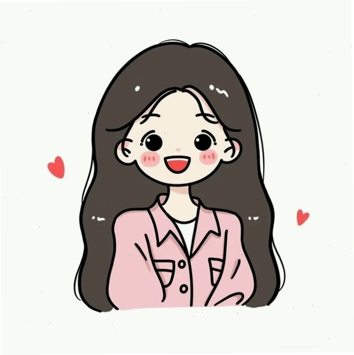 Cô gái chibi ngồi dưới gốc cây với phong cảnh thiên nhiên