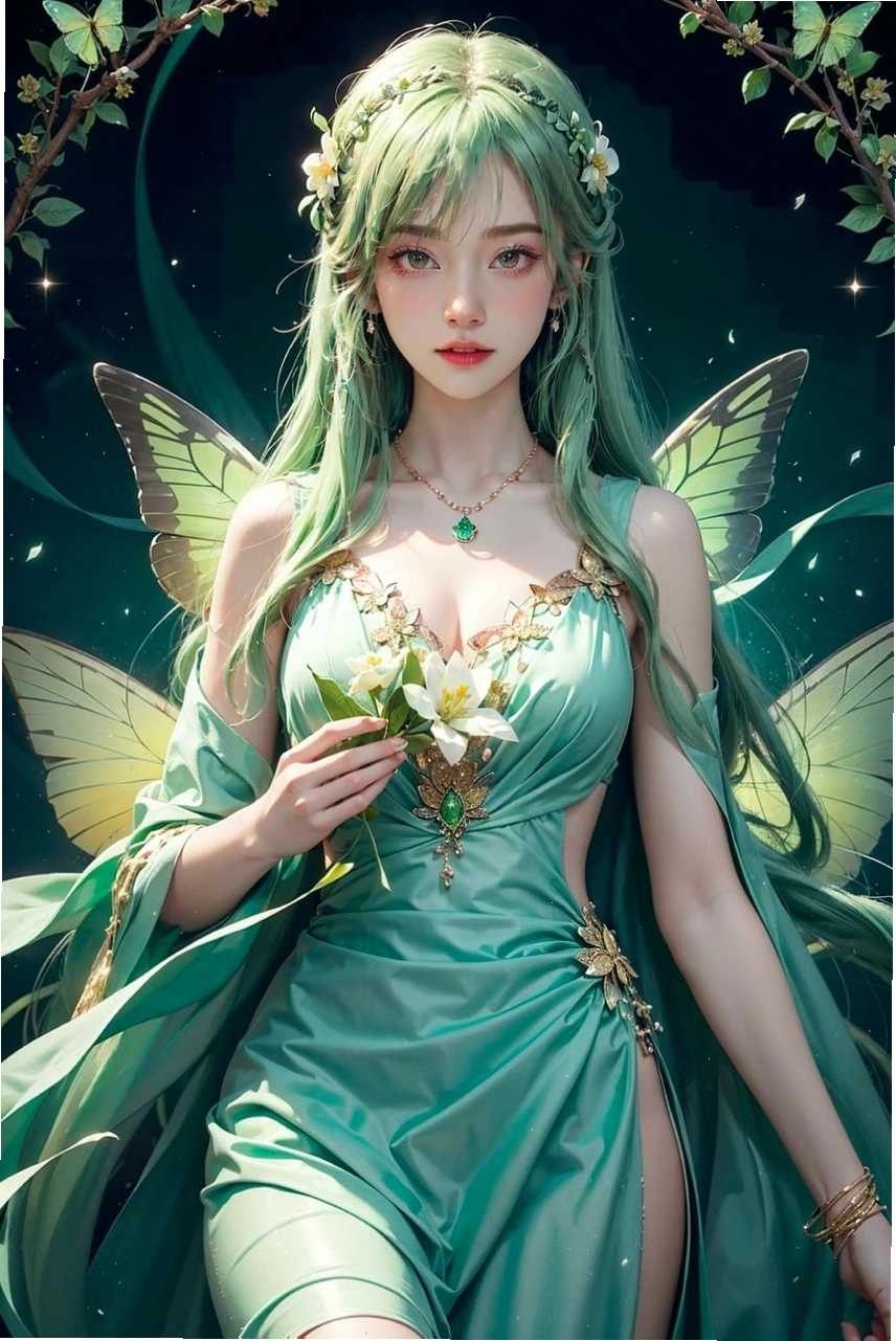 Cô gái chibi xinh xắn với đôi cánh thiên thần