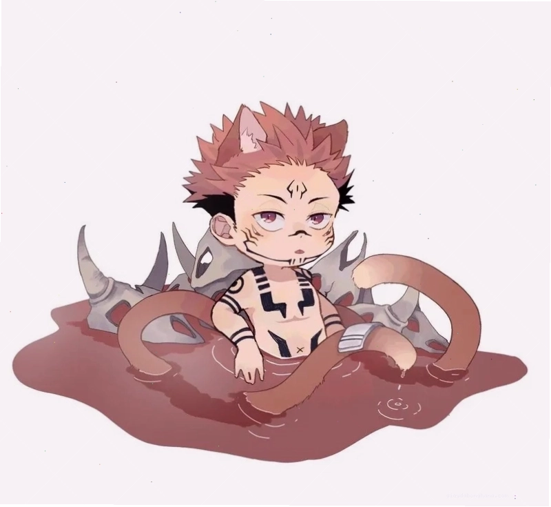 Cực phẩm anime Sukuna chibi