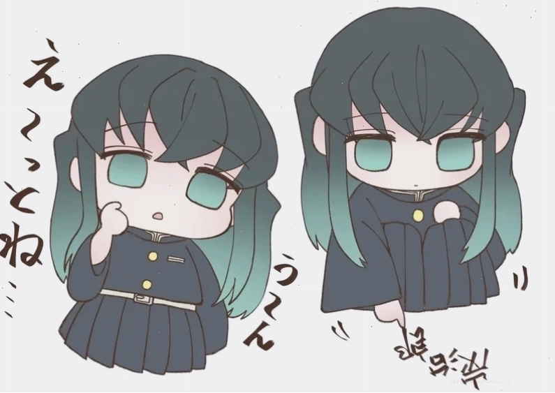 Đắm chìm trong nét vẽ đáng yêu của muichirou chibi