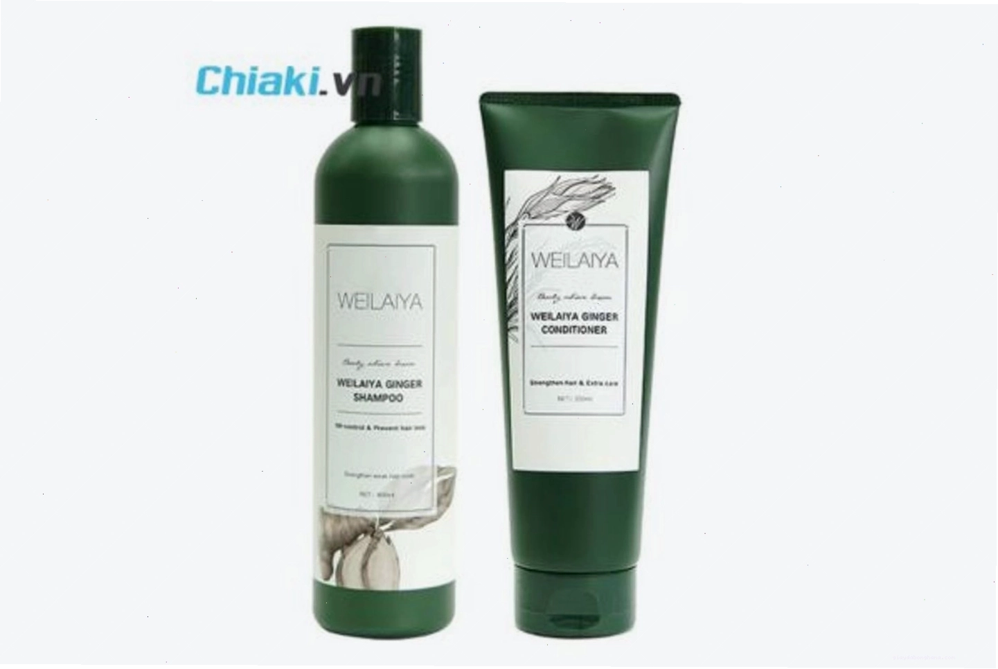 Dầu gội gừng Weilaiya giúp tóc khỏe mạnh từ gốc