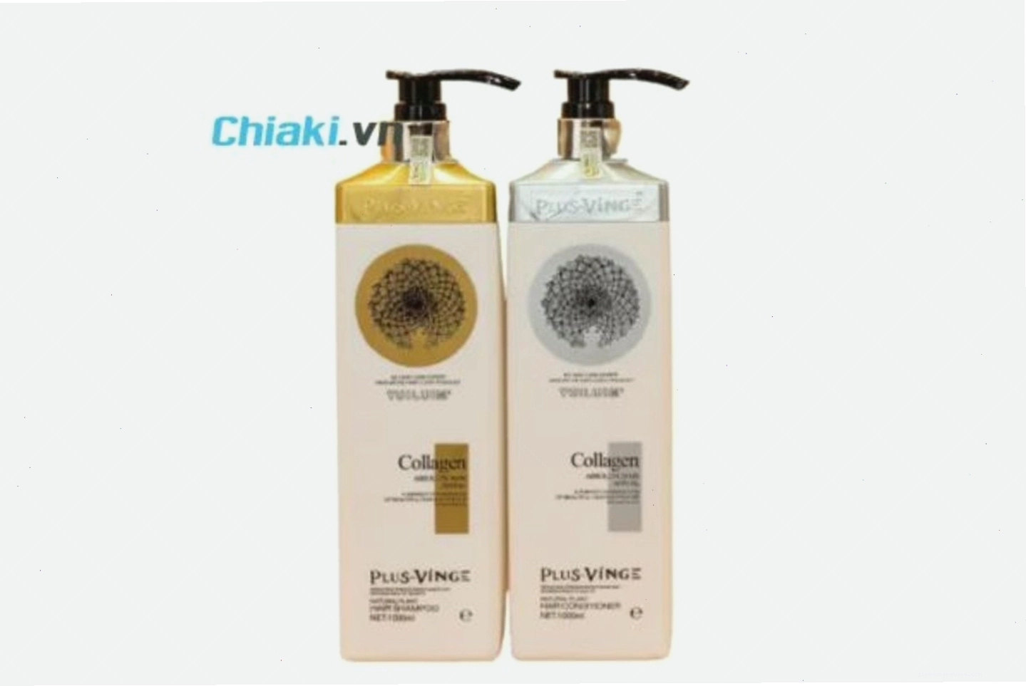 Dầu gội xả Plus Vinge Collagen cho tóc mềm mại và chắc khỏe