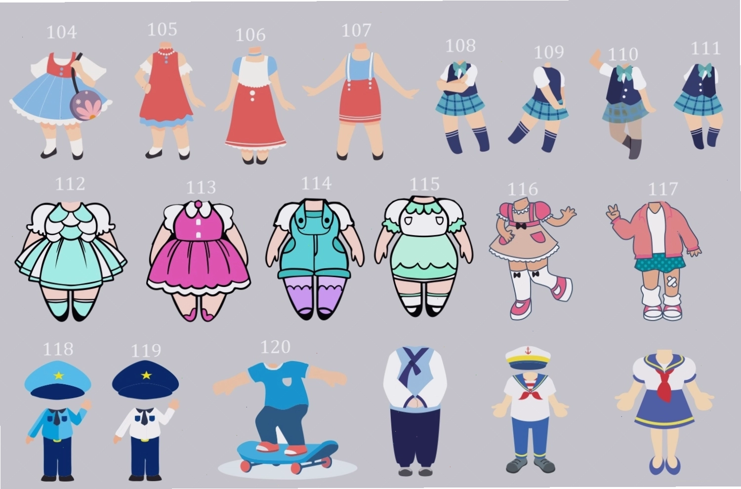 Em bé chibi với biểu cảm ngộ nghĩnh