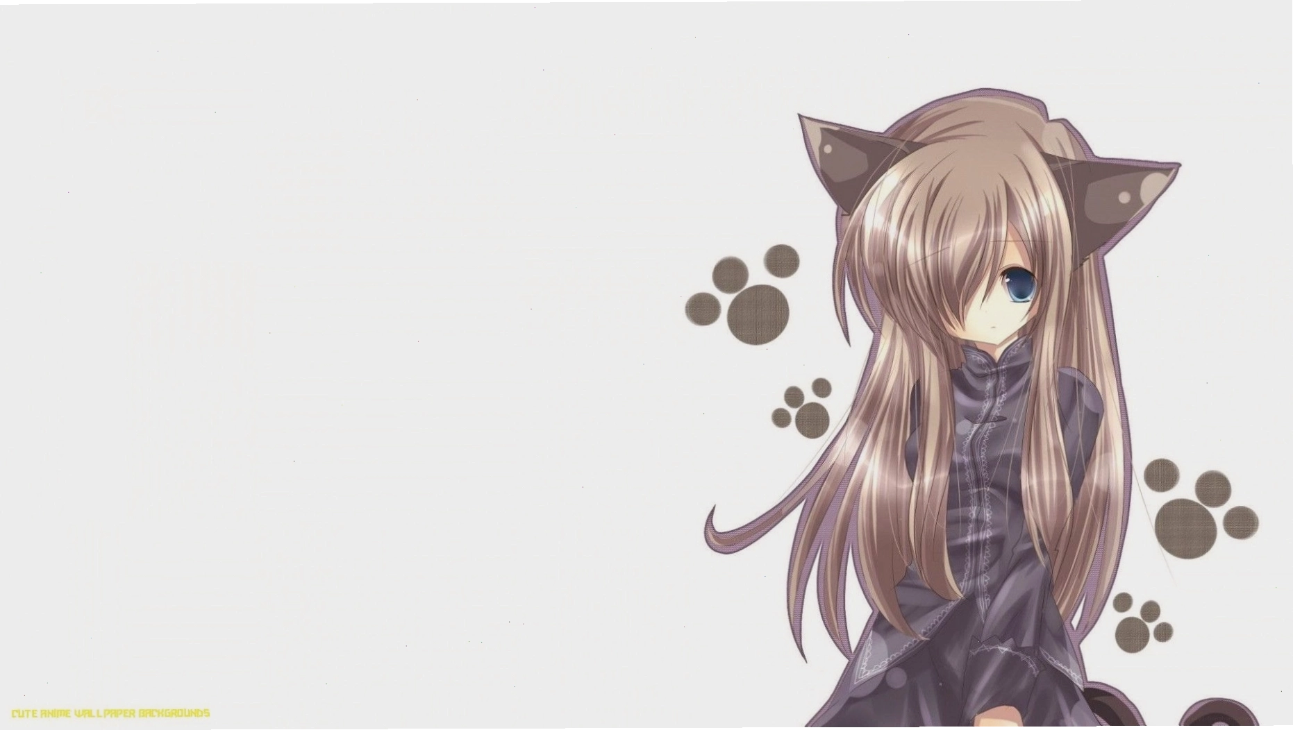 Hình ảnh anime cat girl đáng yêu với đôi tai mèo và biểu cảm tinh nghịch