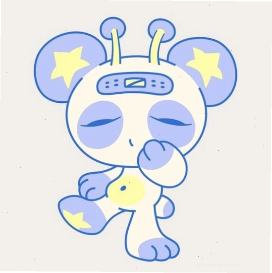 Hình ảnh anime cute chibi một nhân vật người ngoài hành tinh dễ thương
